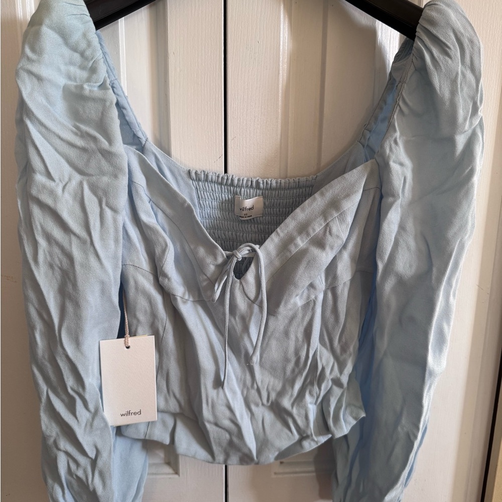 Wilfred Sky Blue Novella blouse